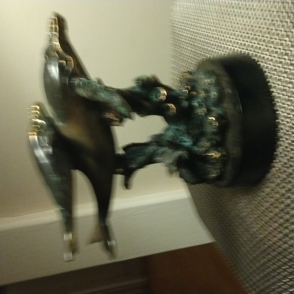 Mother Whale and Baby Sculpture, Statue 7In. Tall - Picture 2 of 4